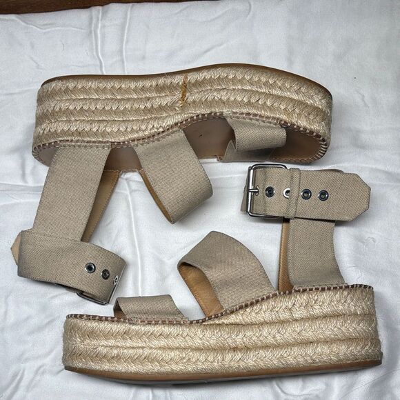 rag & bone Shoes - rag & bone Tara canvas platform espadrilles